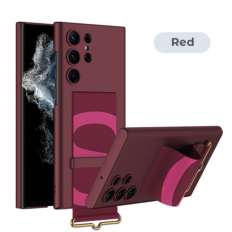 🔥Up to 40% off🔥Ultra-Thin Anti-Fingerprint Phone Case With Wrist Strap for Samsung S24/S23
